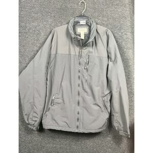 Duluth Trading Grab Fleece Lined Jacket Mens Size XL Green Full Zip Windproof